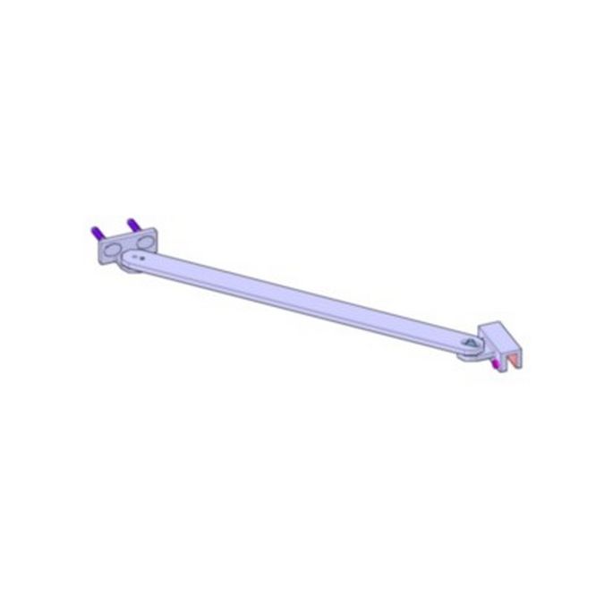 Novellini R80LOU250-K muursteun 250mm chroom