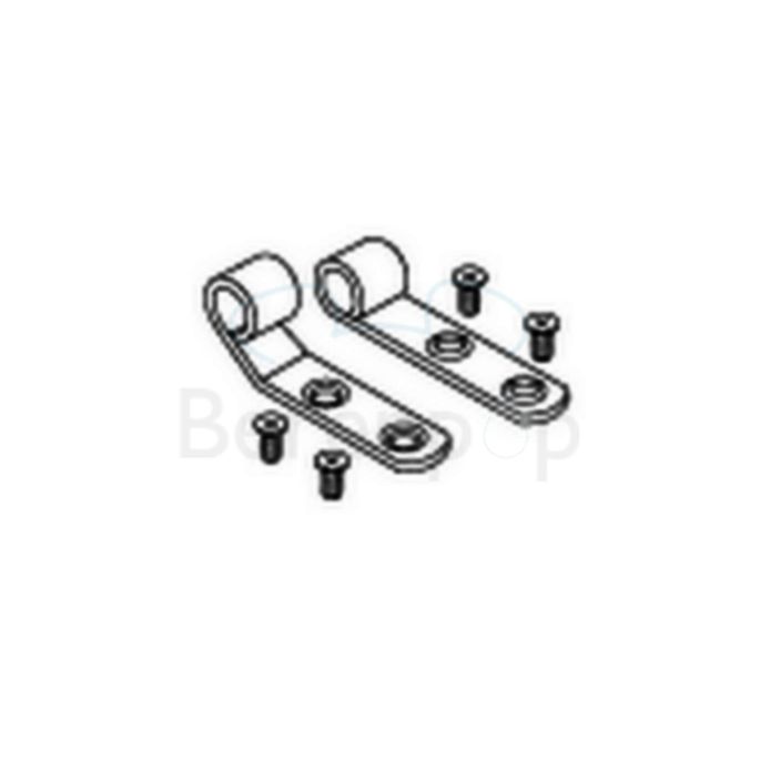 Pressalit A9109 fastening set with screws, stainless steel