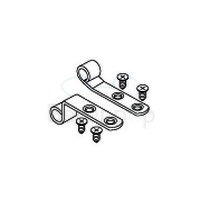 Pressalit A9137 fastening set with screws, stainless steel
