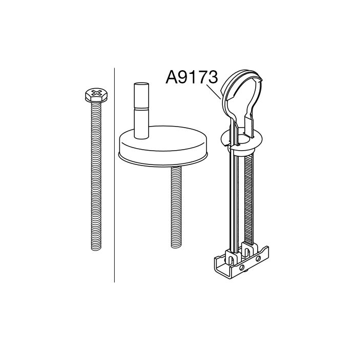 Pressalit DF4999 Sway D2 set of adjustable hinges softclose lift-off chrome