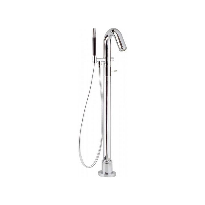 Pure Duero DU3050-WI free-standing bath tap with hand shower matt white