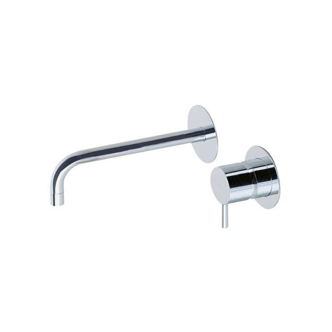 Pure Duero DU5404-CH washbasin tap 2-hole complete with built-in chrome