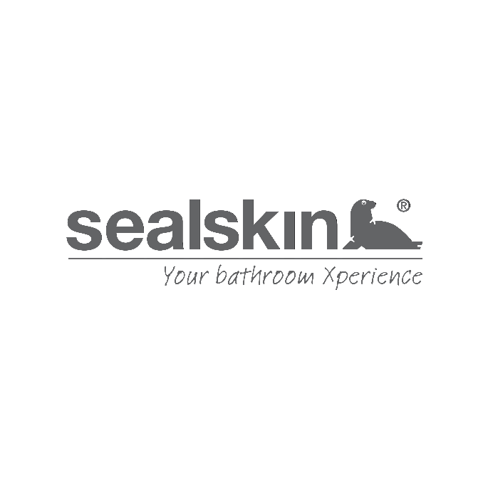 Sealskin Duka Multi 1 bottom strip with 2 corners for bath wall 75 cm gray