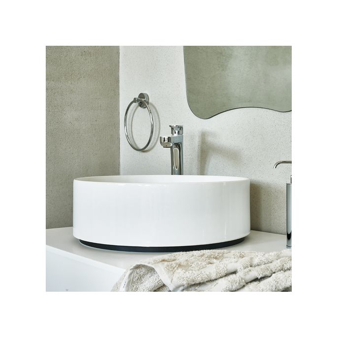 Smedbo Home HB344 handdoekring zwart