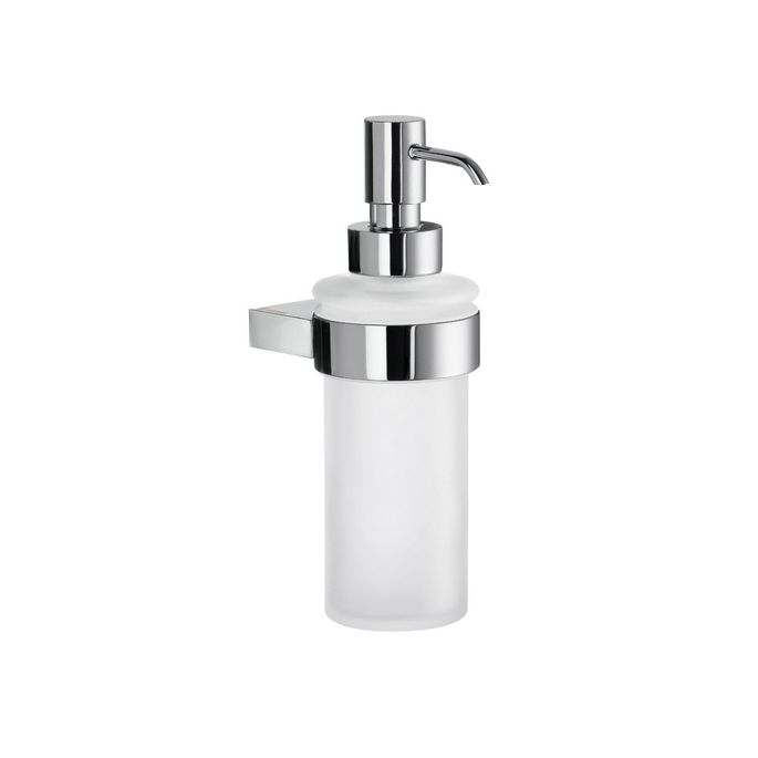 Smedbo Air AK369 holder with glass soap dispenser chrome
