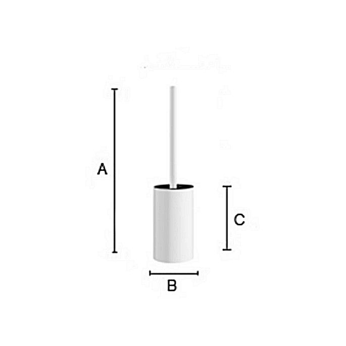 Smedbo Beslagsboden BX1233 toiletborstelgarnituur mat wit