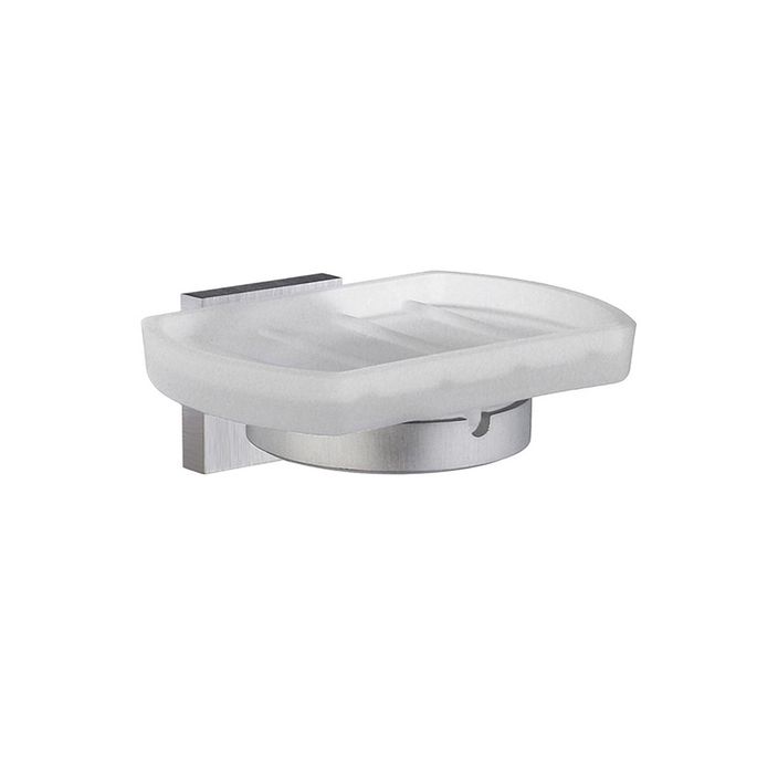 Smedbo House RS342 holder with soap dish matt chrome