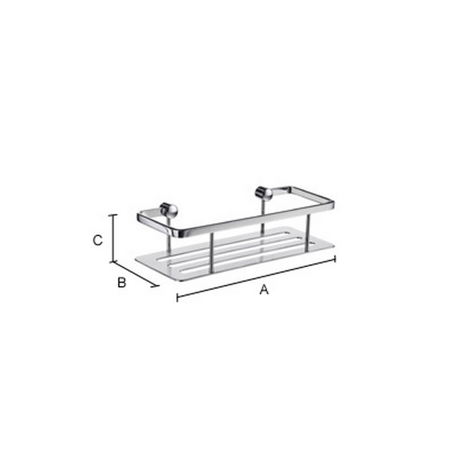 Smedbo Sideline DK3001 draadkorf 25 cm chroom