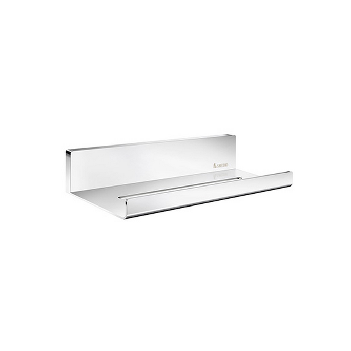 Smedbo Sideline DK5001 bathroom glass shelf 25 cm polished stainless steel