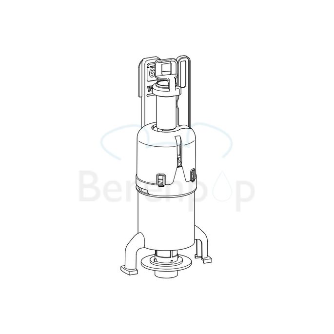 Wisa 8050801527 uitstroommechanisme voor Wisa XS 4/2 L