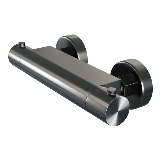 Brauer Edition 5-GM-044 opbouw douche thermostaatkraan gunmetal geborsteld PVD