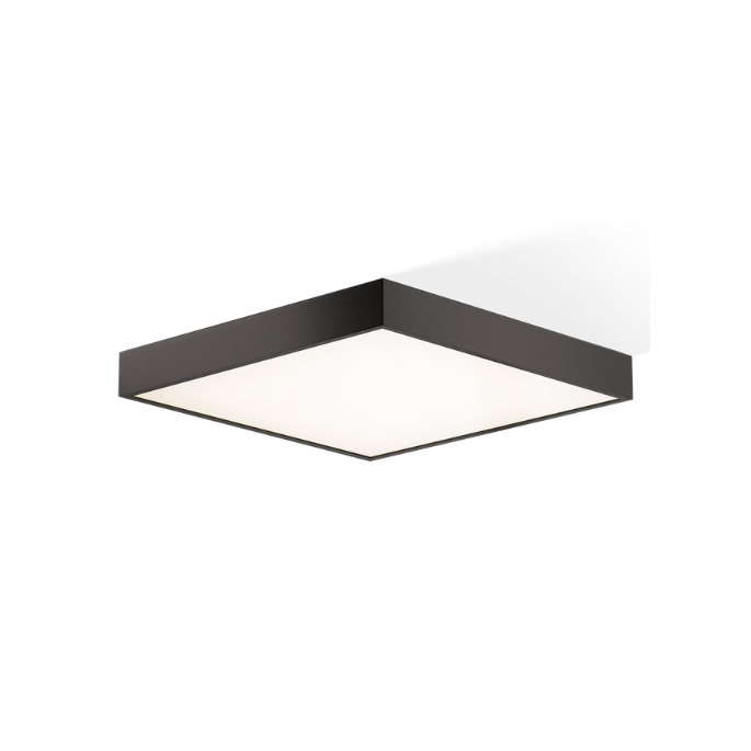 Decor Walther 0218960 CUT 40 N LED wand- plafondlamp 40x40cm mat zwart