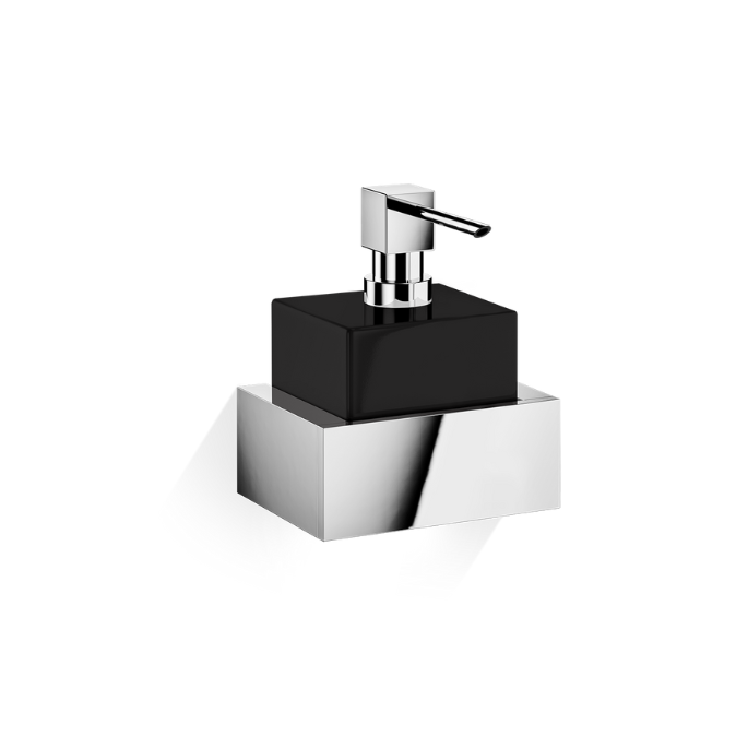Decor Walther Brick 0595005 BK WSP N zeepdispenser wand chroom/ porselein zwart