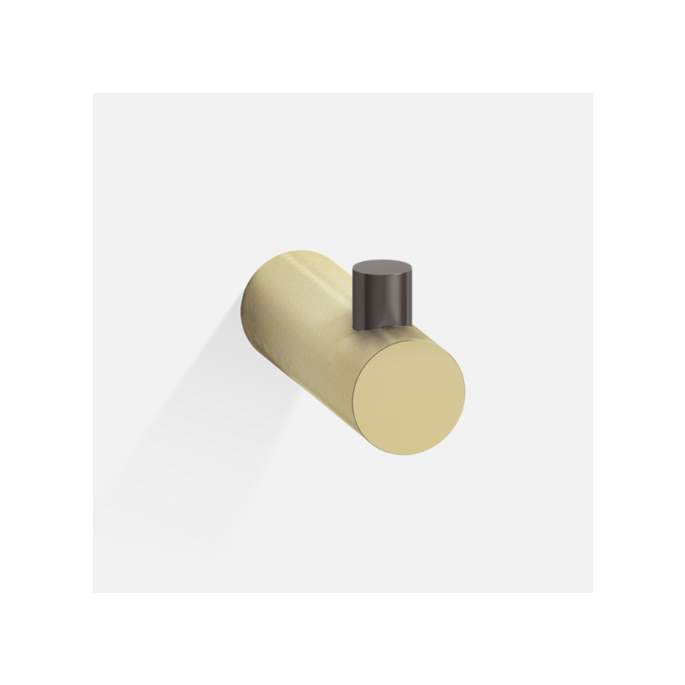 Decor Walther Club 0855367 CLUB HAK1 handdoekhaak mat donker metaal en mat goud