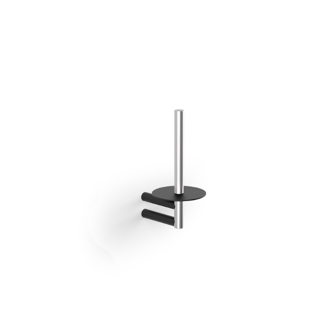 Decor Walther Mikado Tec 0523178 MK TEC ERH reserverolhouder geborsteld edelstaal/mat zwart