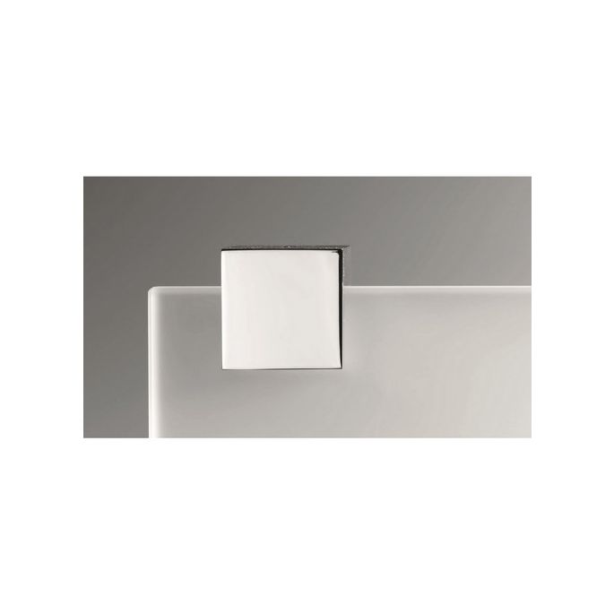 Decor Walther Bloque/ Corner 0560960 CO GLA40 planchet 400mm wit gesatineerd glas/ mat zwart