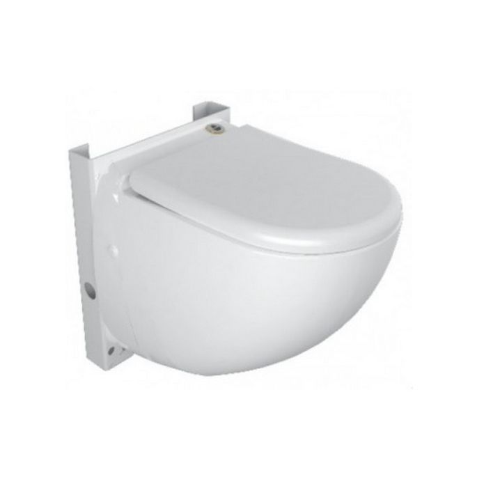 SFA Sanibroyeur Sanicompact Comfort NP101075 (INS100115) toiletzitting met deksel wit