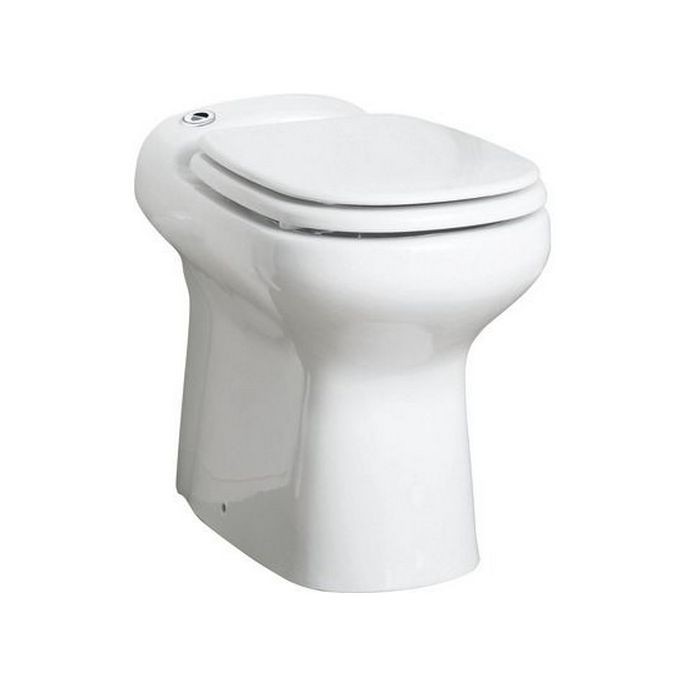 SFA Sanibroyeur Sanicompact Elite NP100002 toilet seat with lid white