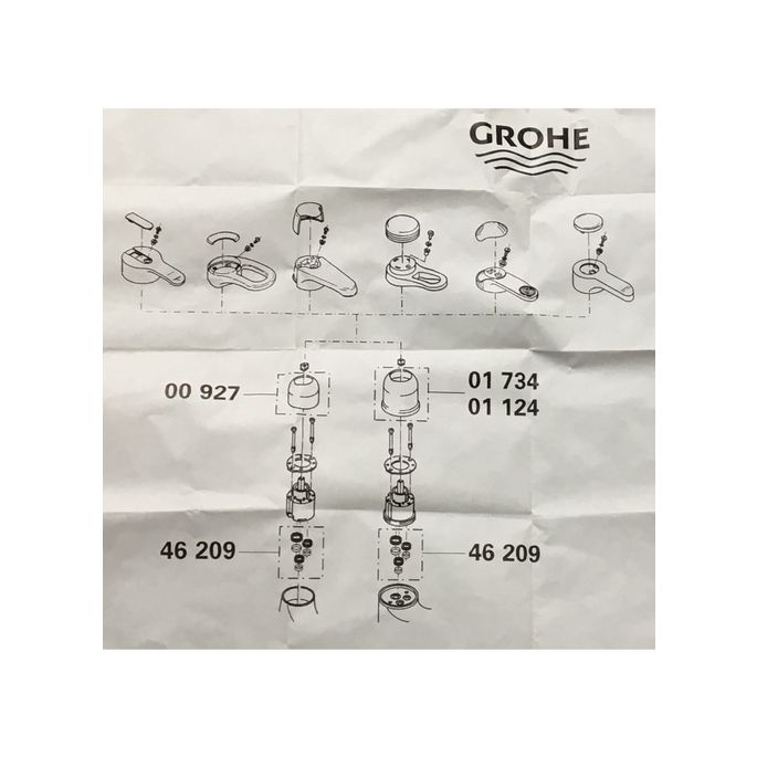 Grohe 00927000 stofkap chroom (OUTLET)