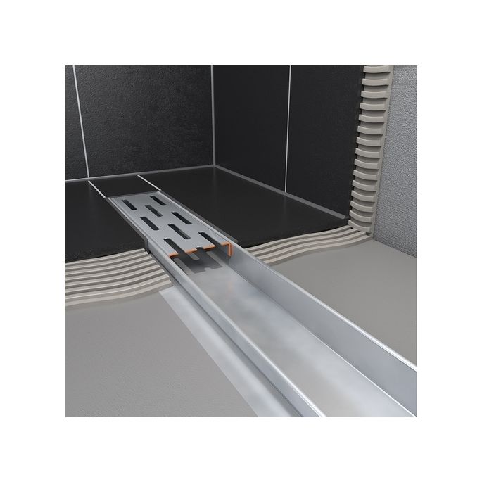 Easy Drain Compact 50 Flens EDCOMPR70050 douchegoot met RVS flens 70cm zijuitloop