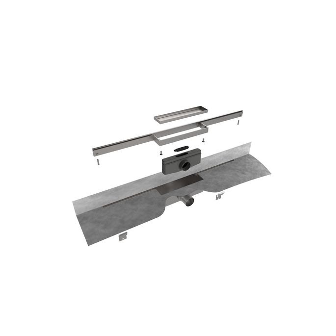 Easy Drain M-line MLINE120050 douchegoot 120cm zijuitloop