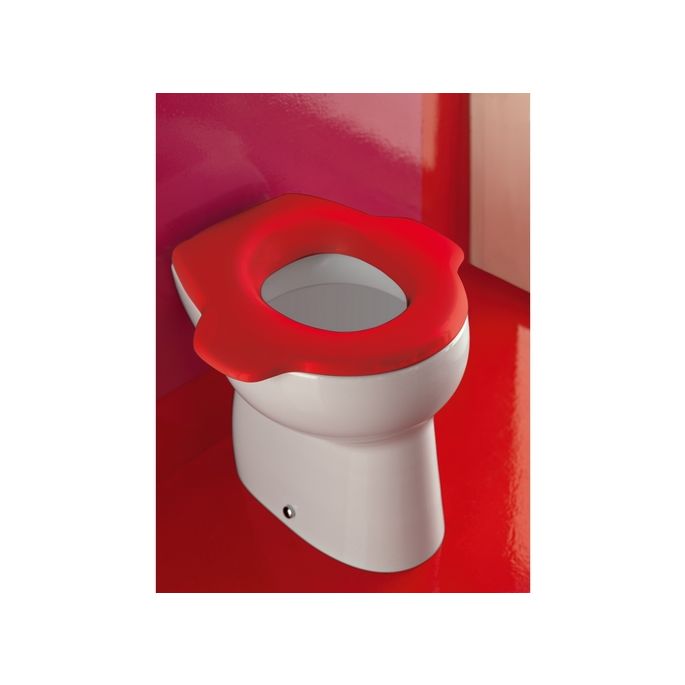 Laufen Florakids 8910320610001 Toilettensitz ohne Deckel rot