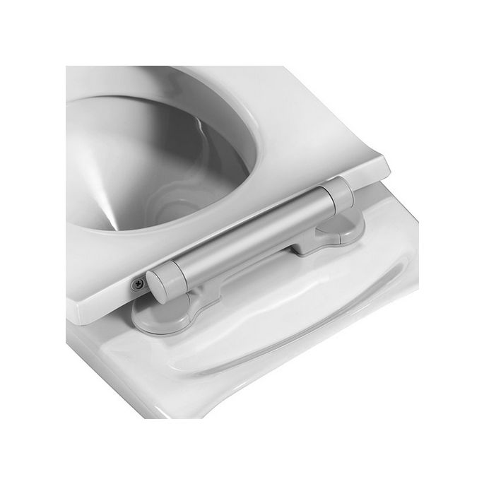 Pressalit Projecta Solid Pro 1001011-DG4925 toiletzitting zonder deksel wit polygiene