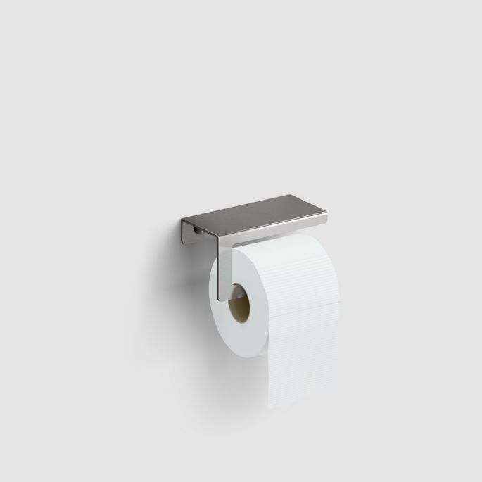 Clou Fold CL090402941 Toilettenpapierhalter mit Deckel aus gebürstetem Edelstahl