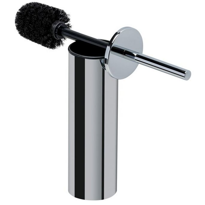 Geesa Nemox 651106 toiletborstelhouder (zwarte borstelkop) chroom