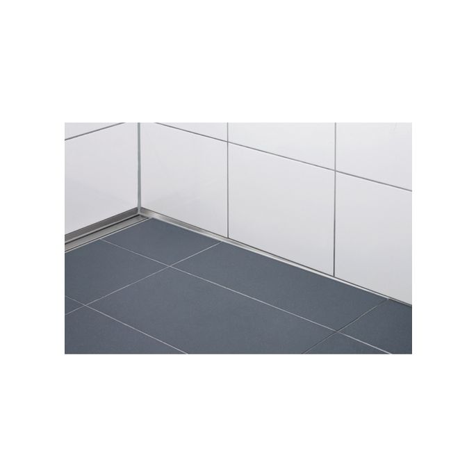 Blanke Aqua Keil Wall 8402856110R gradient edge profile 2000x11x40mm right Stainless steel satin black