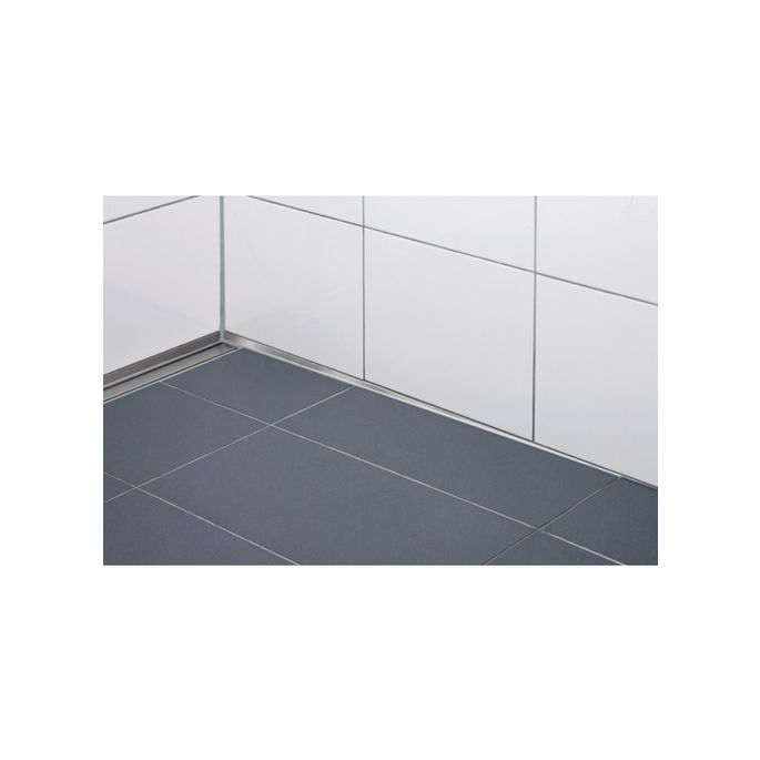 Blanke Aqua Keil Wand 8452856125R afsluitprofiel 980x12,5x24mm rechts mat zwart