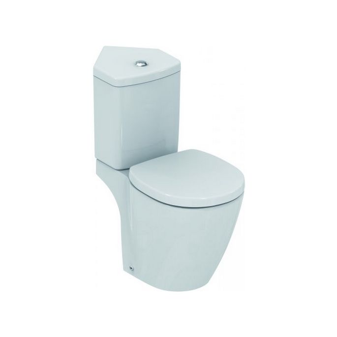 Ideal Standard Connect Space E129001 toiletzitting met deksel wit