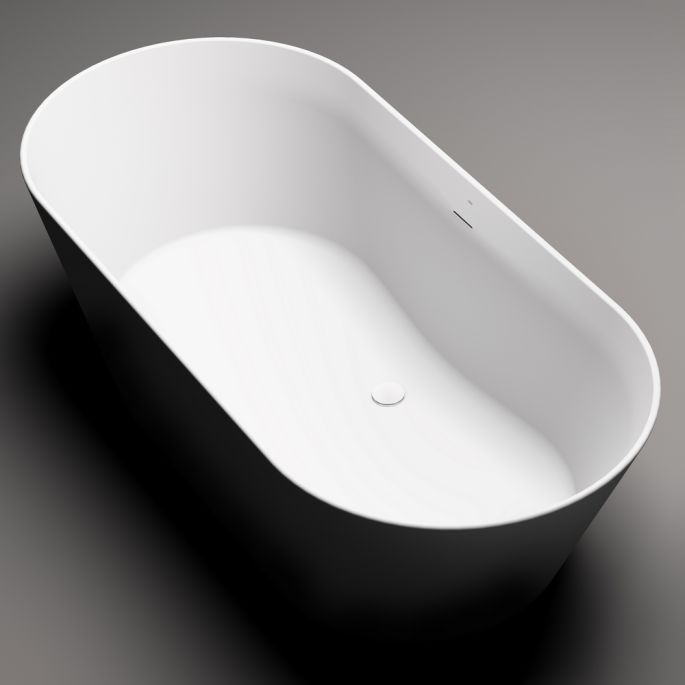 Clou Solium II CL057002020 freestanding bath 175x80 aluite matt white