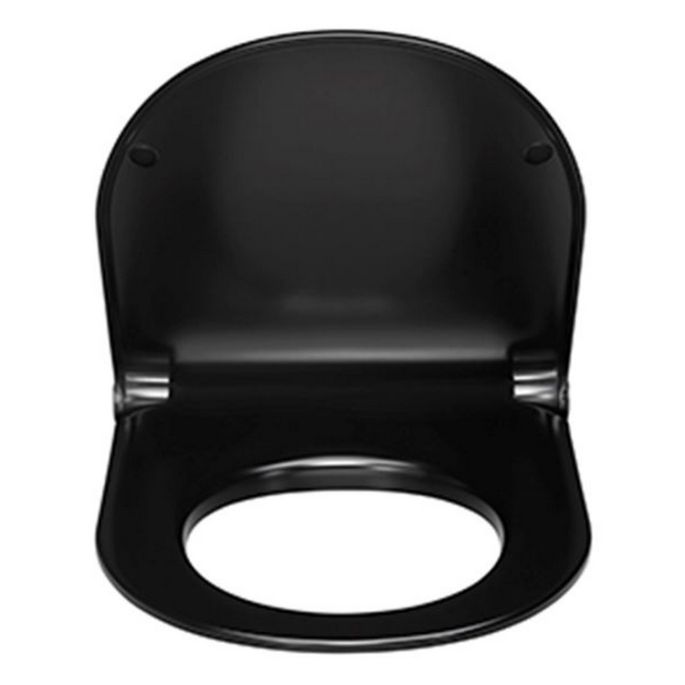 Pressalit Sway D 934231-BL6999 toiletzitting met deksel mat zwart