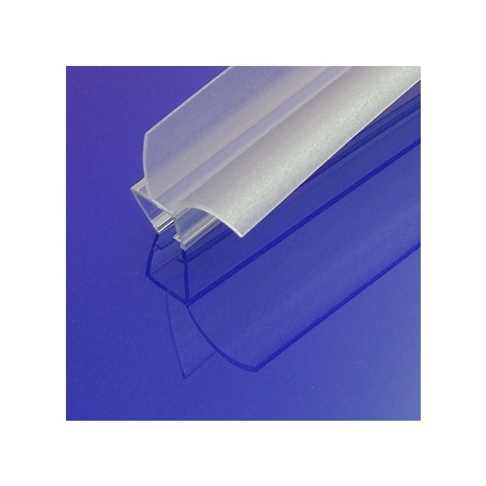 Exa-Lent Universal monsterstukje doucherubber type DS27 - 2cm lengte en geschikt voor glasdikte 8mm - 2 lange flapjes
