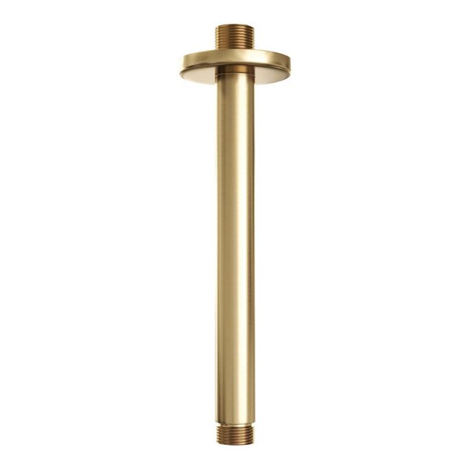 Brauer Carving 5-GG-188 thermostatische inbouw regendouche met drukknoppen SET 53 goud geborsteld PVD