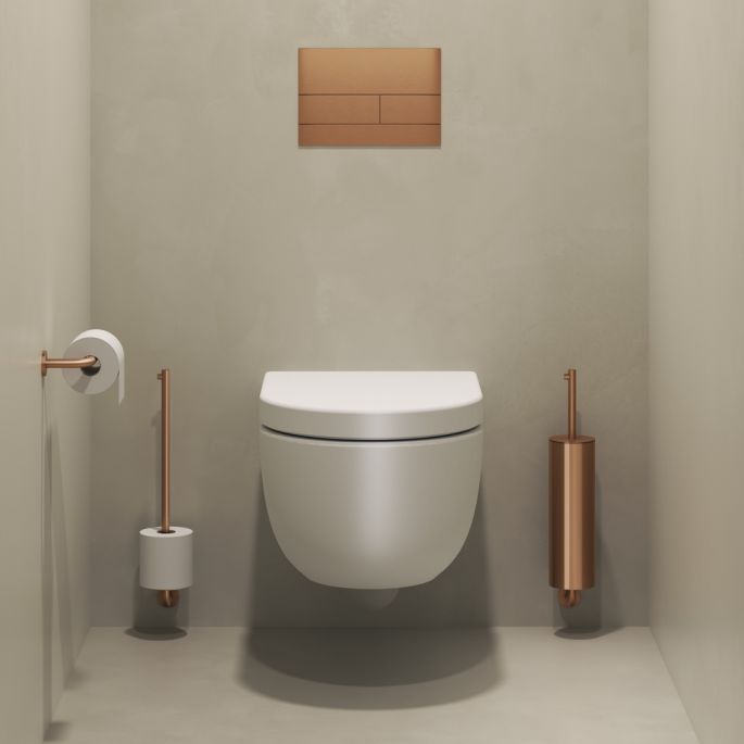Clou Kaldur CL/09.05035.83 reserverolhouder brons geborsteld PVD
