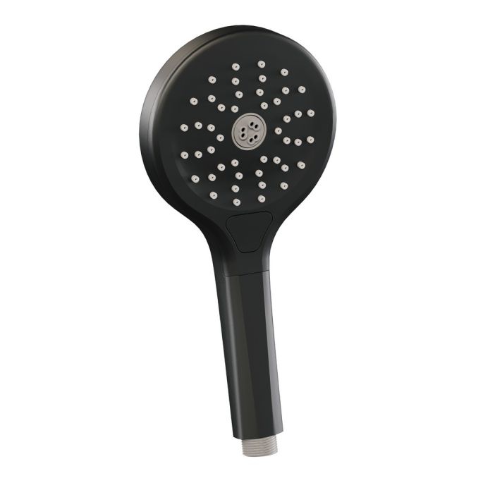 Brauer Edition 5-S-211 thermostatische inbouw badkraan met drukknoppen SET 04 mat zwart