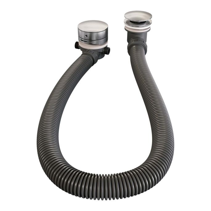 Brauer Edition 5-NG-208 thermostatische inbouw badkraan met drukknoppen SET 03 RVS geborsteld PVD