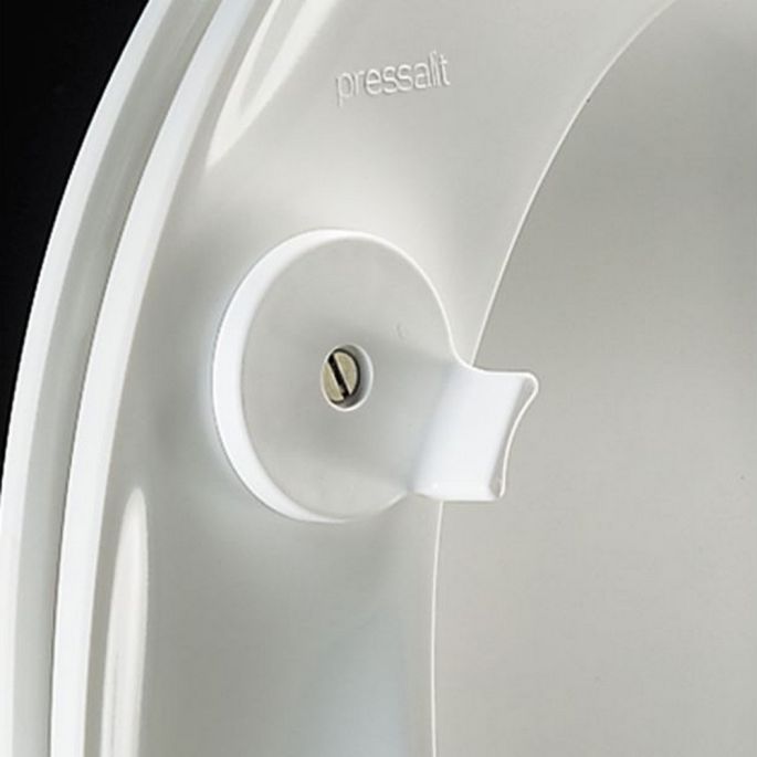 Pressalit Dania non contact R38000-D92999 toiletzitting met deksel wit