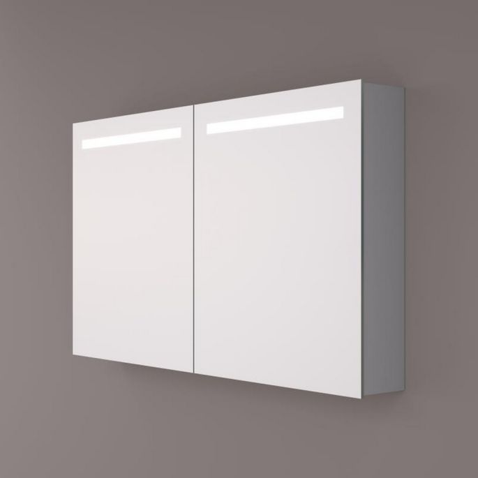 Hipp Design SPK 51060 luxe spiegelkast met horizontale LED banen 60x70x14cm