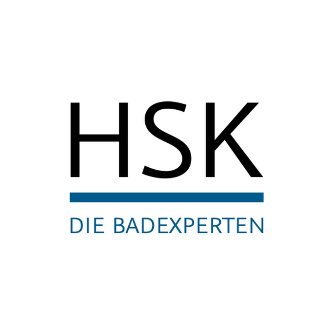 HSK E100344-90 Wandhalter Rechteck (Hohlprofil) Edelstahllook