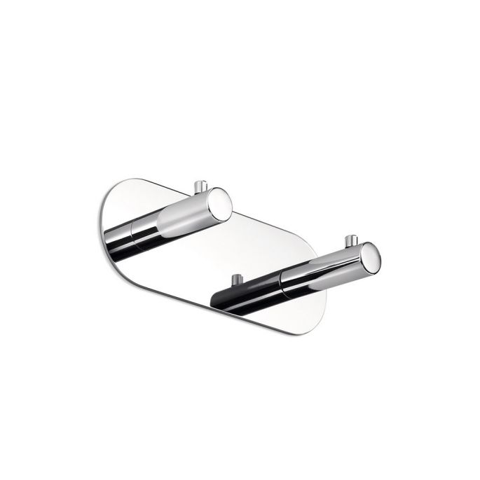 Inda Gealuna A1020BNE dubbele kledinghaak mat zwart