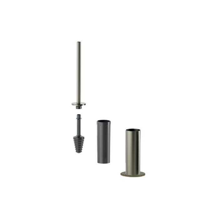 Inda MY MiniLove AV514ZMB toiletborstelgarnituur mat gun metal