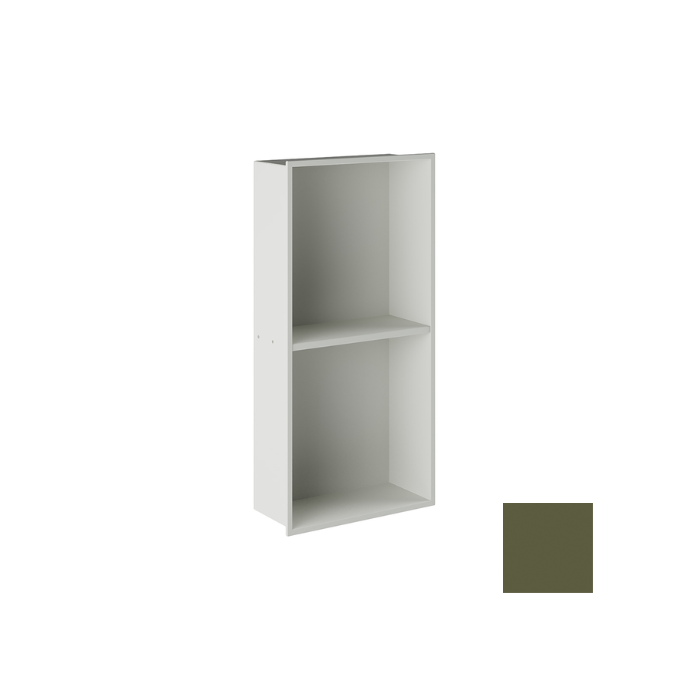 Inda MY Secret A80200VF inbouwnis 2 vakken omkeerbaar 305x610mm mat verde felce