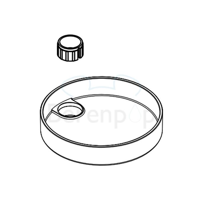 Hansgrohe Casetta'S Puro 28679000 zeepschaal voor glijstang chroom