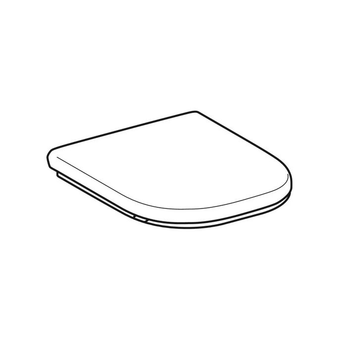 Geberit 300 Comfort Square S8H51103000G toiletzitting met deksel wit *niet meer leverbaar*