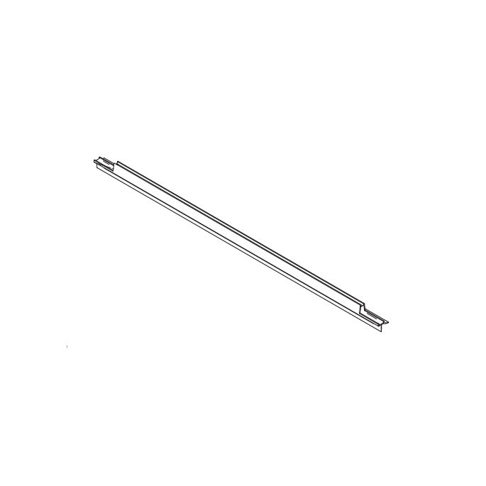HSK Atelier Pur E77058 glasdorpellijst tbv onderzijde draaideur, 8mm *niet meer leverbaar*
