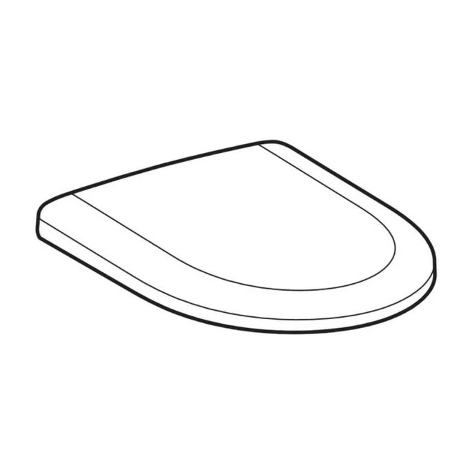 Geberit Renova 573015000 toiletzitting met deksel wit
