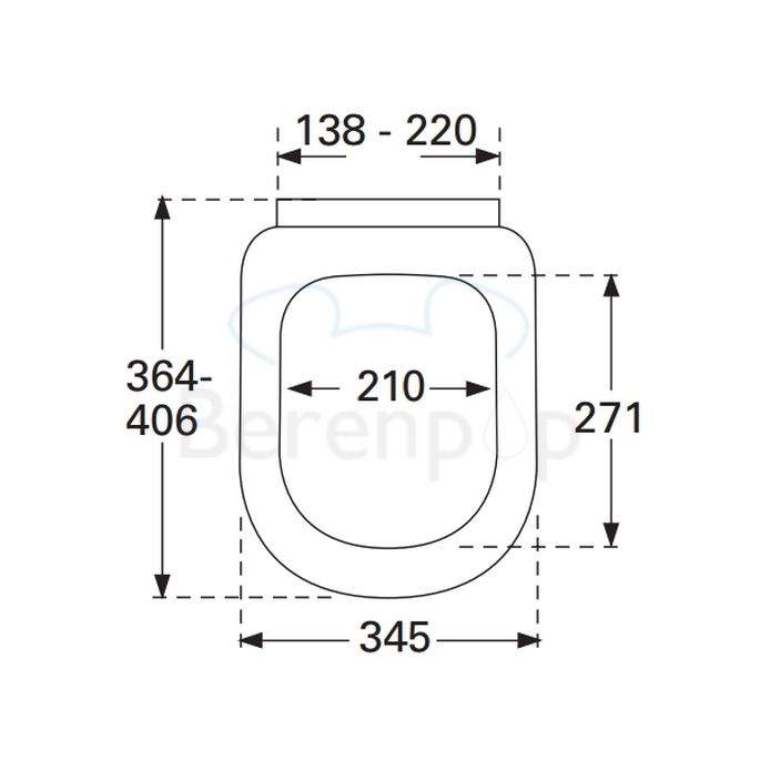 Villeroy und Boch Subway 1.0 Kompakter Toilettensitz 9M66Q1R3 mit Deckel pergamon *nicht länger verfügbar*